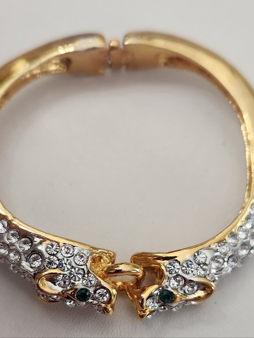 Vintage Leopard Head Bracelet